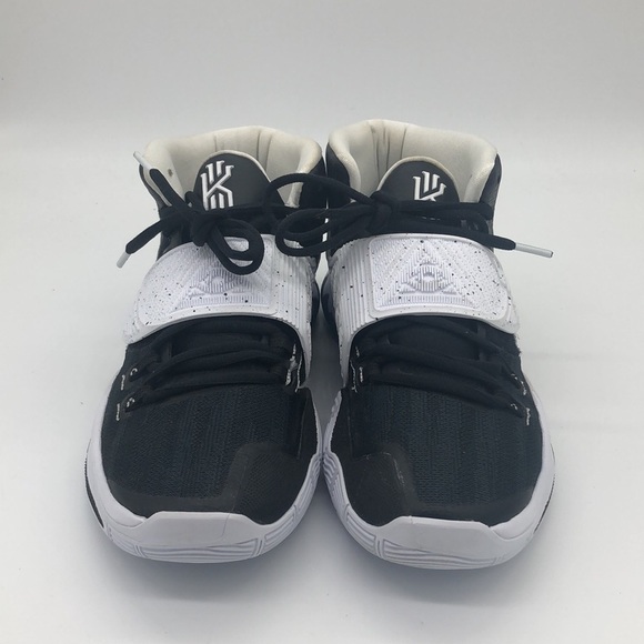 Nike Men's Kyrie 6 Team Basketball Shoes Black White CK5869-002 2020 9.5 - Picture 4 of 11